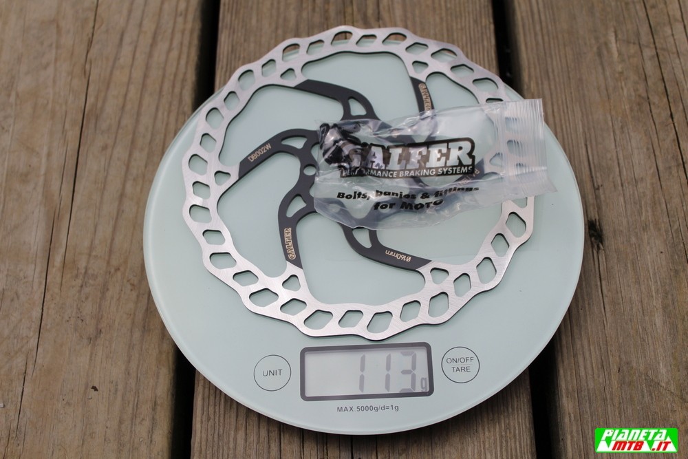 Galfer Bike peso dischi freno Disc Wave con viti